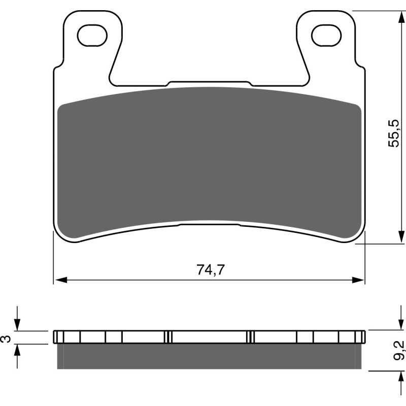 Plaquettes de frein Avant Pour Harley-davidson Softail Deluxe FLSTN de 2015 à 2017 - Image 3