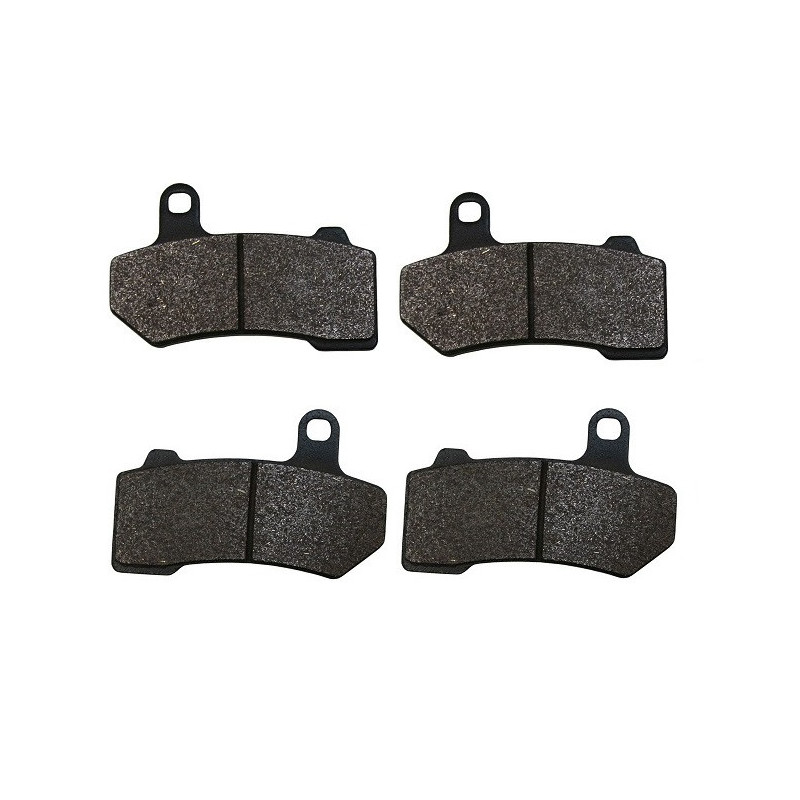 2 Kit plaquettes frein Av Ga et Av Dr Pour Harley-davidson Police Road King Escort FLHPE de 2008 à 2011 - Image 2