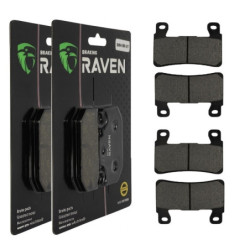 2 Kit plaquettes frein Av Ga et Av Dr Pour Harley-davidson Softail Low Rider ST FXLRST de 2022 à 2023