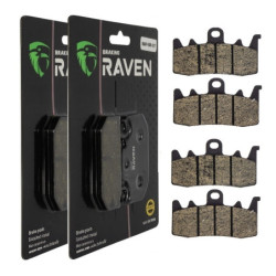 2 Kit plaquettes frein Av Ga et Av Dr Pour Harley-davidson EV LiveWire ELW et LW1 de 2020 à 2021