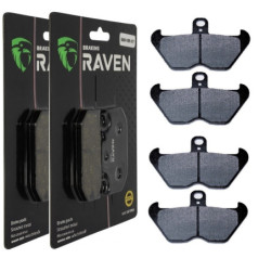 2 Kit plaquettes frein Av Ga et Av Dr Pour Bmw R 1100 S  de 1996 à 1999