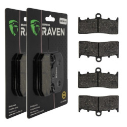 2 Kit plaquettes frein Av Ga et Av Dr Pour Bmw K 1600 B Grand America  de 2018 à 2020