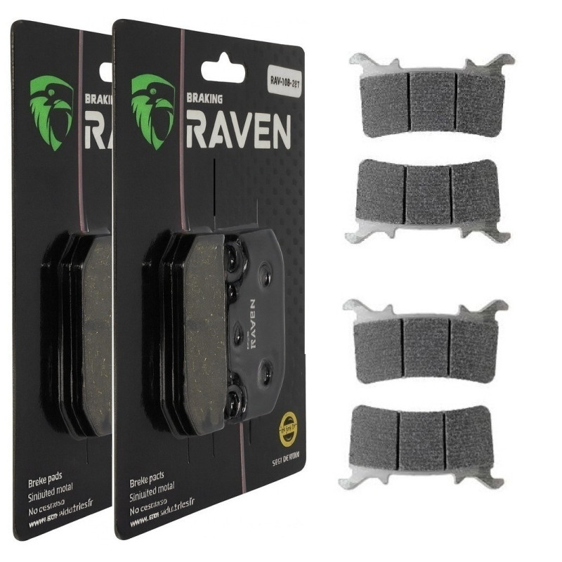 2 Kit plaquettes frein Av Ga et Av Dr Pour Bmw S 1000 RR  de 2021 à 2025