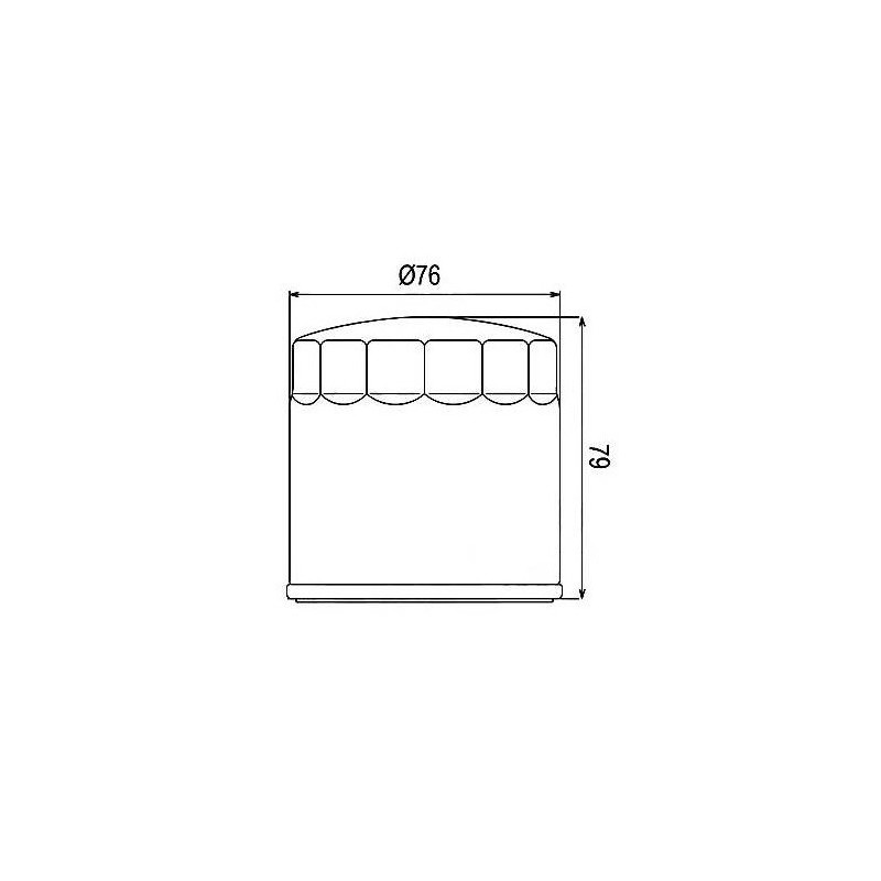 Filtre à Huile pour Bmw R 1100 RT  de 1994 à 2001 - Image 2