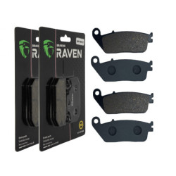 2 Kit plaquettes frein Av Ga et Av Dr Pour Kawasaki Versys 650  de 2015 à 2026