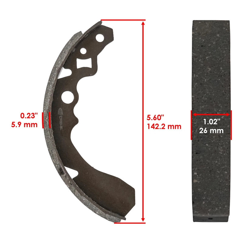 Machoire de frein Ar Ga ou Ar Dr Pour Kawasaki Mule 520 KAF 300  de 2000 à 2007 - Image 2