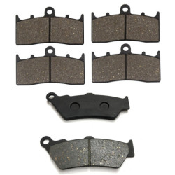 2 Kit plaquettes frein Av G, Av D et Ar Pour Bmw R 1200 R  de 2005 à 2014