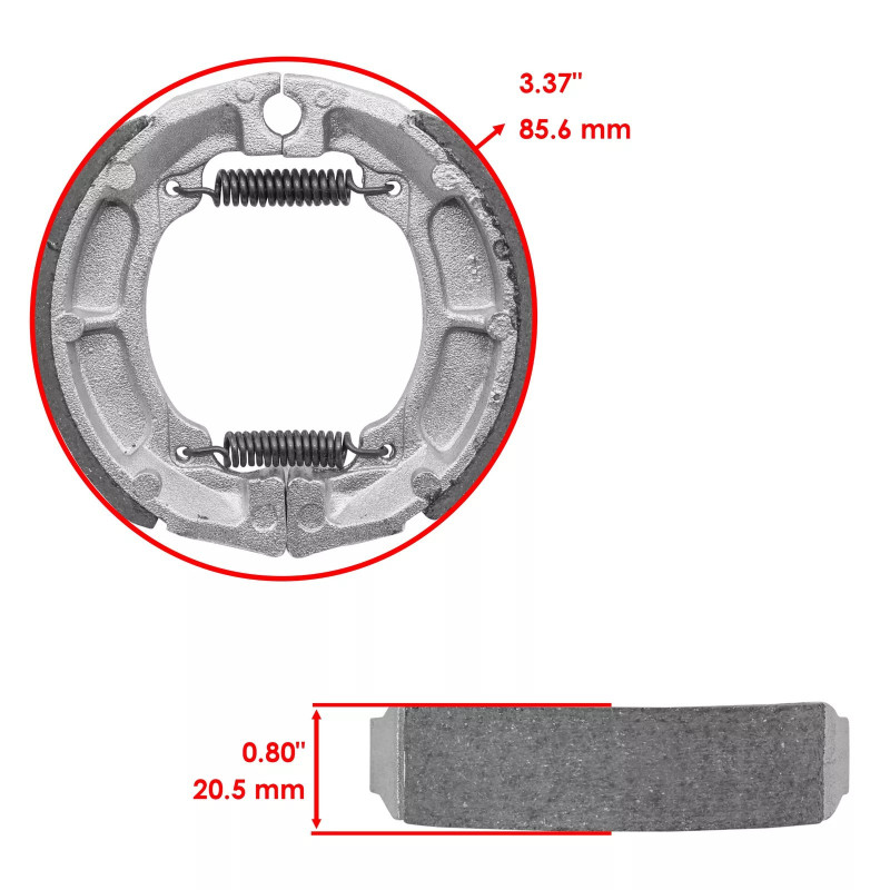 Machoire de frein Avant Pour Kawasaki KLX 110  de 2002 à 2020 - Image 2