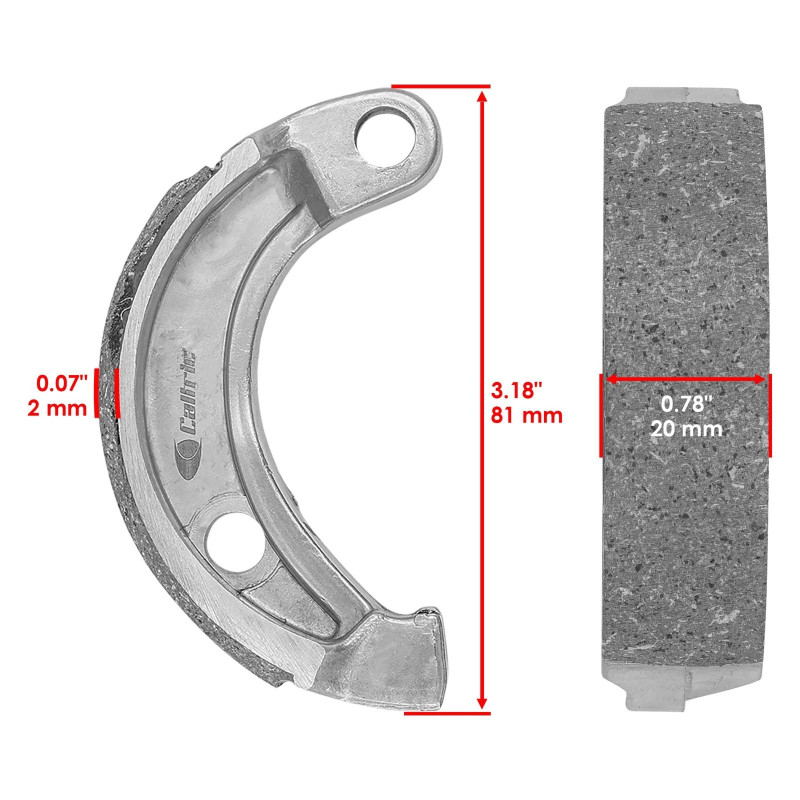 Machoire de frein Av Ga ou Av Dr Pour Kawasaki KFX 90  de 2007 à 2024 - Image 2