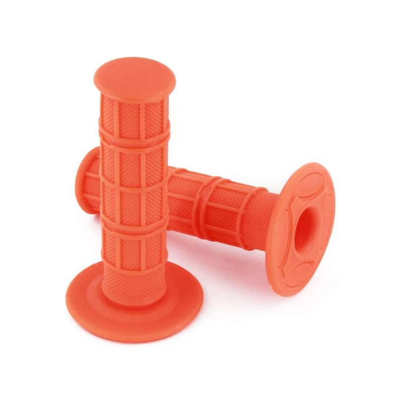 Poignées Orange Pour Motos Kawasaki KDX 420 Tout-terrain