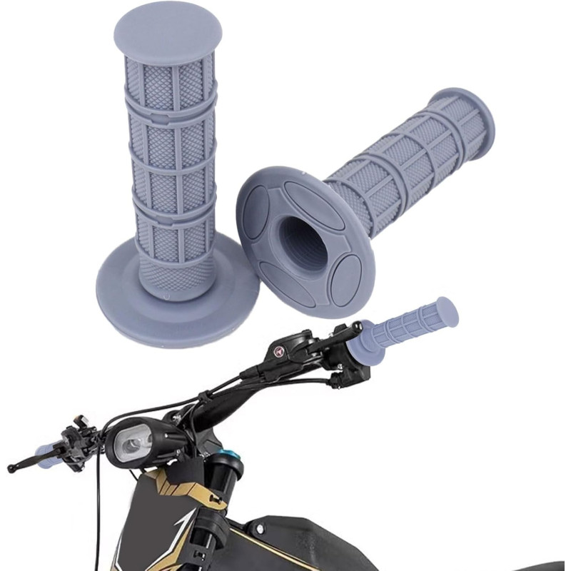Poignées Grise Pour Motos Kawasaki KDX 450 Tout-terrain - Image 2