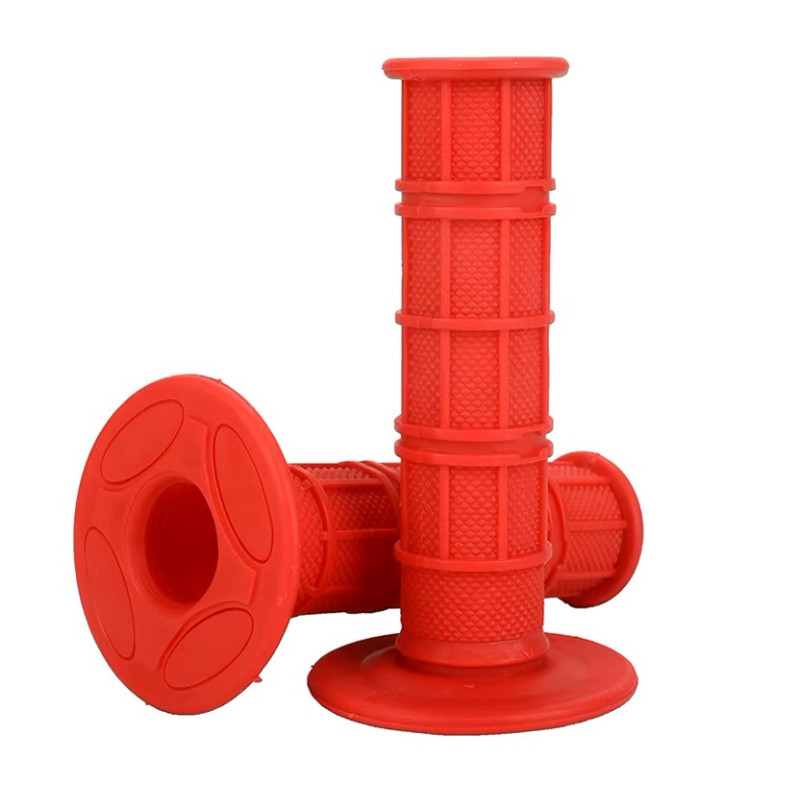Poignées Rouge Pour Motos Kawasaki KDX 420 Tout-terrain