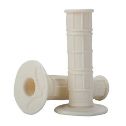 Poignées Blanche Pour Motos Kawasaki KLX 140R Tout-terrain