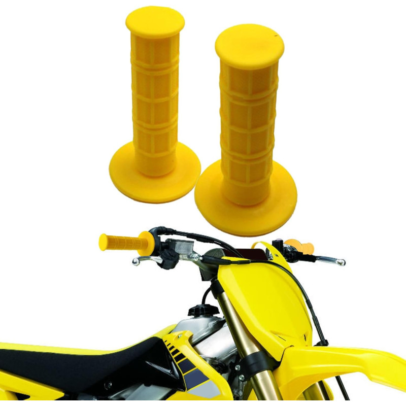 Poignées Jaune Pour Motos Kawasaki KLX 150L Tout-terrain - Image 2