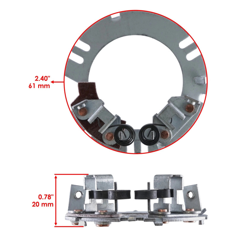 Platine Charbon démarreur pour Kawasaki Voyager 1300  de 1983 à 1988 - Image 2