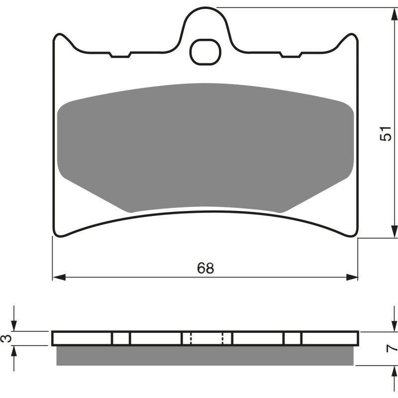 Plaquettes de frein Avant Pour Gilera MX1 125  de Nc à Nc - Image 3