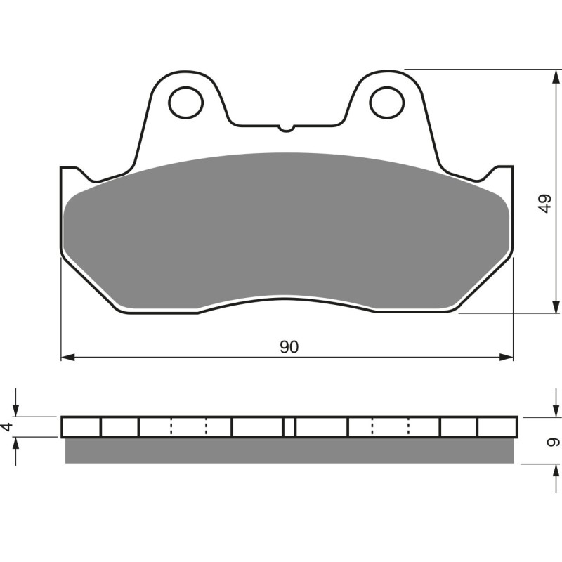 Plaquettes de frein Avant Pour Honda VF 750 Magna  de 1982 à 1988 - Image 3