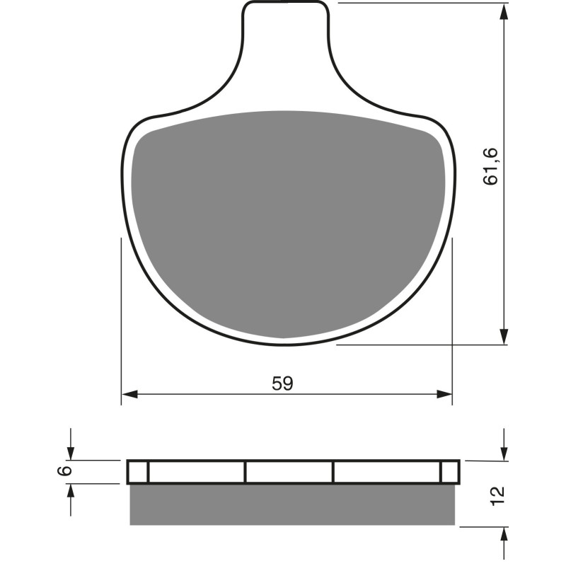 Plaquettes de frein Avant Pour Harley-davidson Cvo Fxr Super Glide FXR2 et FXR3 de 1999 à 1999 - Image 3