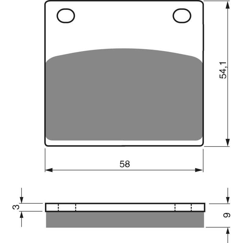 Plaquettes de frein Arrière Pour Suzuki GSX 1100 E ES EF de 1996 à 1999 - Image 3