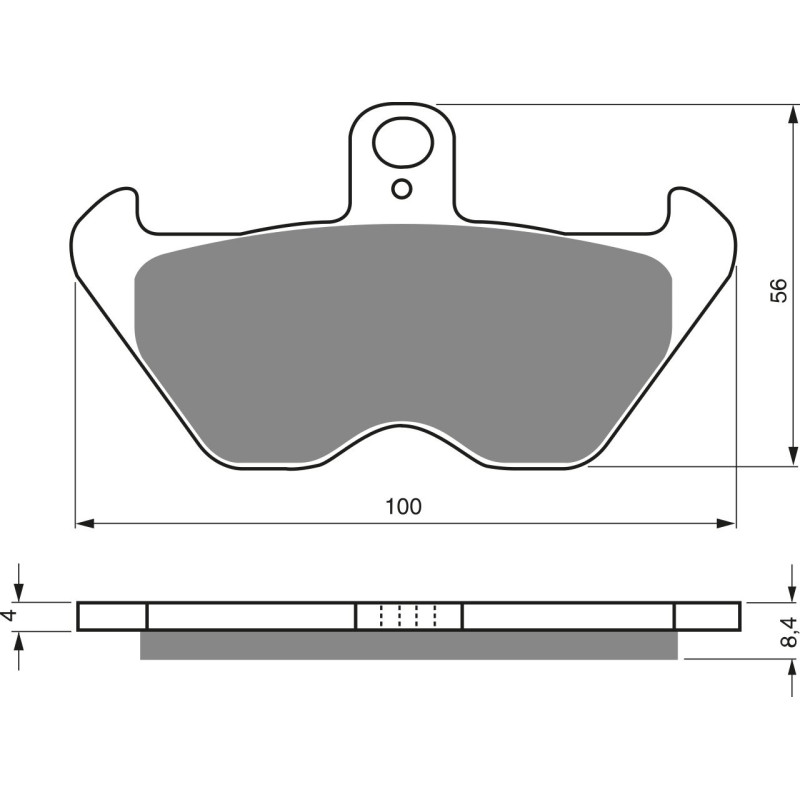 Plaquettes de frein Av Ga ou Av Dr Pour Bmw R 80 R  de 1991 à 1995 - Image 3