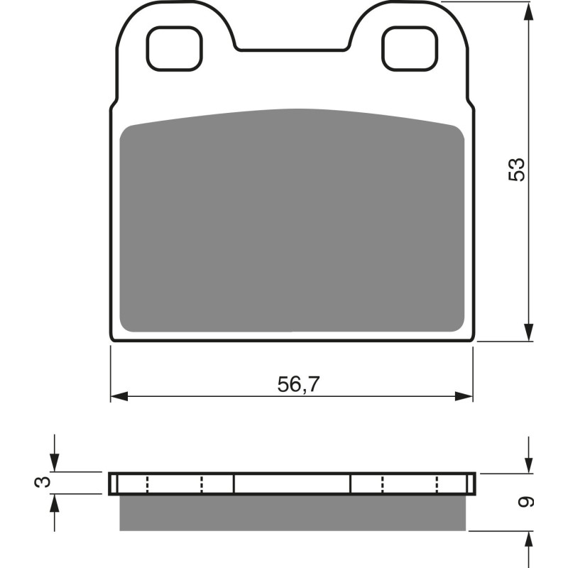 Plaquettes de frein Avant Pour Bmw R 65 T Simple disque  de 1980 à 1985 - Image 3