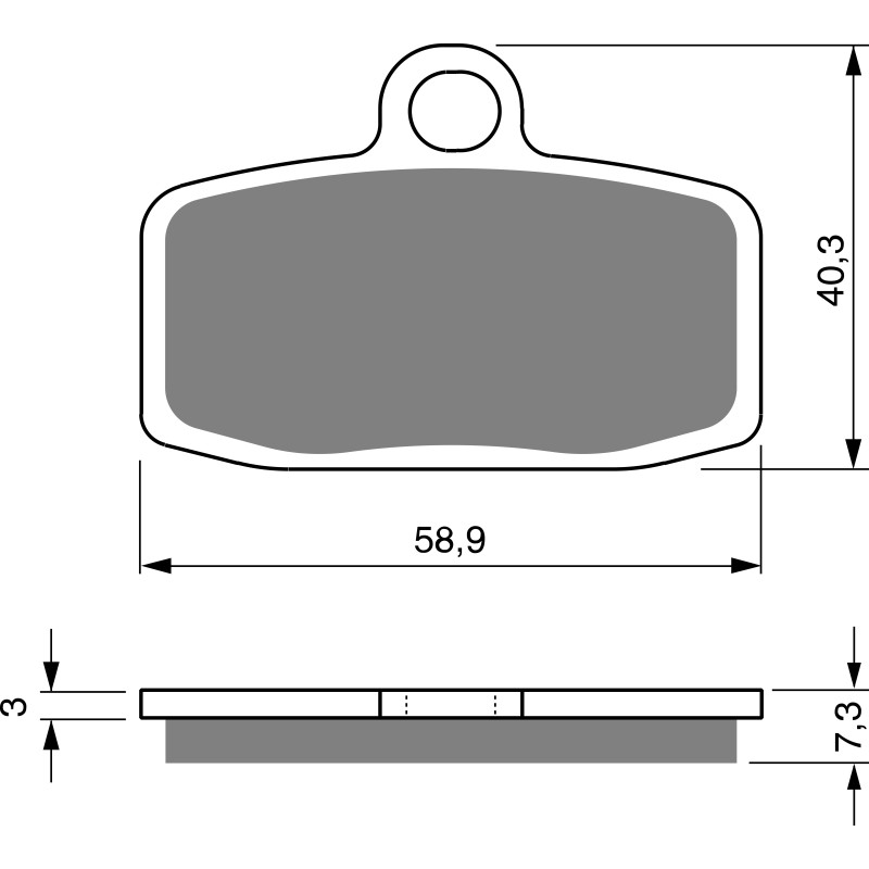 Plaquettes de frein Avant Pour Ktm SX 85 17/14 19/16 pouce de 2012 à 2020 - Image 3