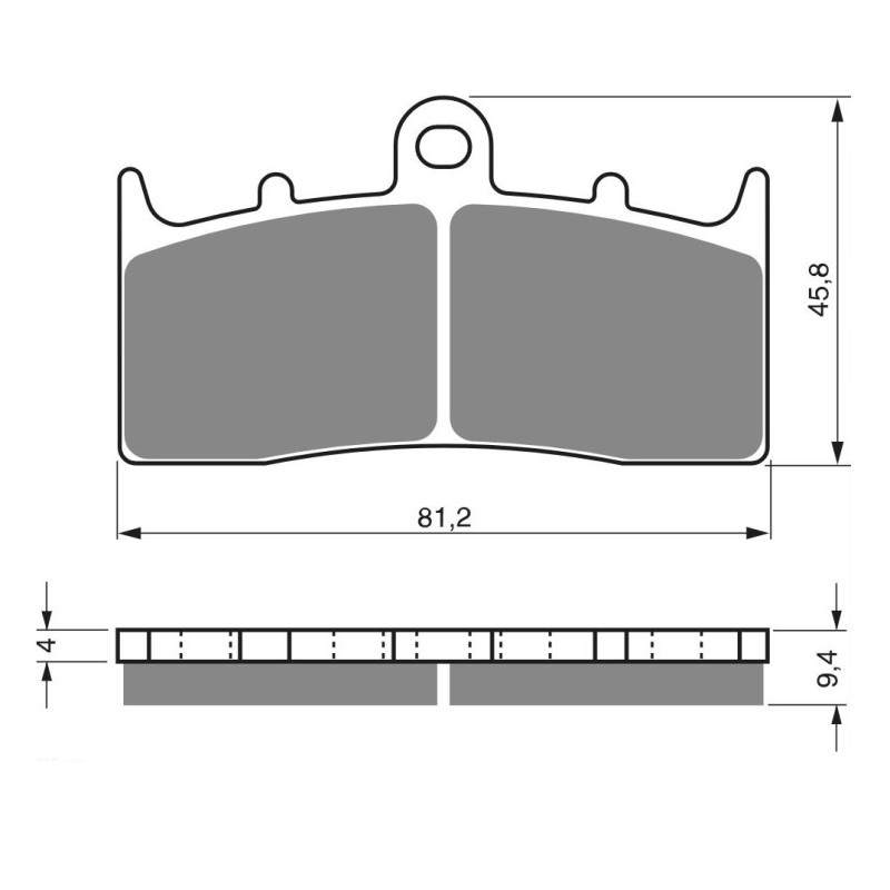 Plaquettes de frein Av Ga ou Av Dr Pour Bmw K 1600 GT Sport  de 2017 à 2020 - Image 3