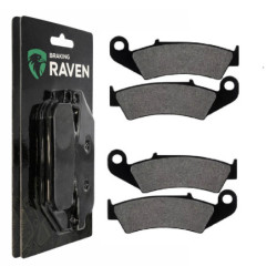 2 Kit plaquettes frein Av Ga et Av Dr Pour Honda TRX 250 Fourtrax R de 1986 à 1989