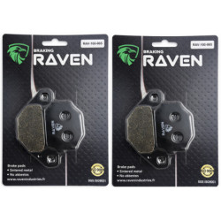 2 Kit plaquettes frein Ar Ga et Ar Dr Pour Cectek Quadrift 500 EFI de 2009 à 2010