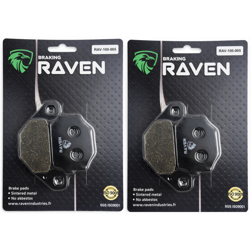 2 Kit plaquettes frein Ar Ga et Ar Dr Pour Cectek Quadrift 500 EFI de 2009 à 2010