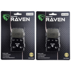 2 Kit plaquettes frein Av Ga et Av Dr Pour Honda TRX 520 Foreman  de 2020 à 2021