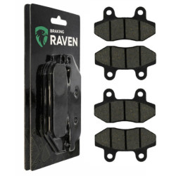 2 Kit plaquettes frein Av Ga et Av Dr Pour Barossa XS 125 T-13 de 2007 à Nc