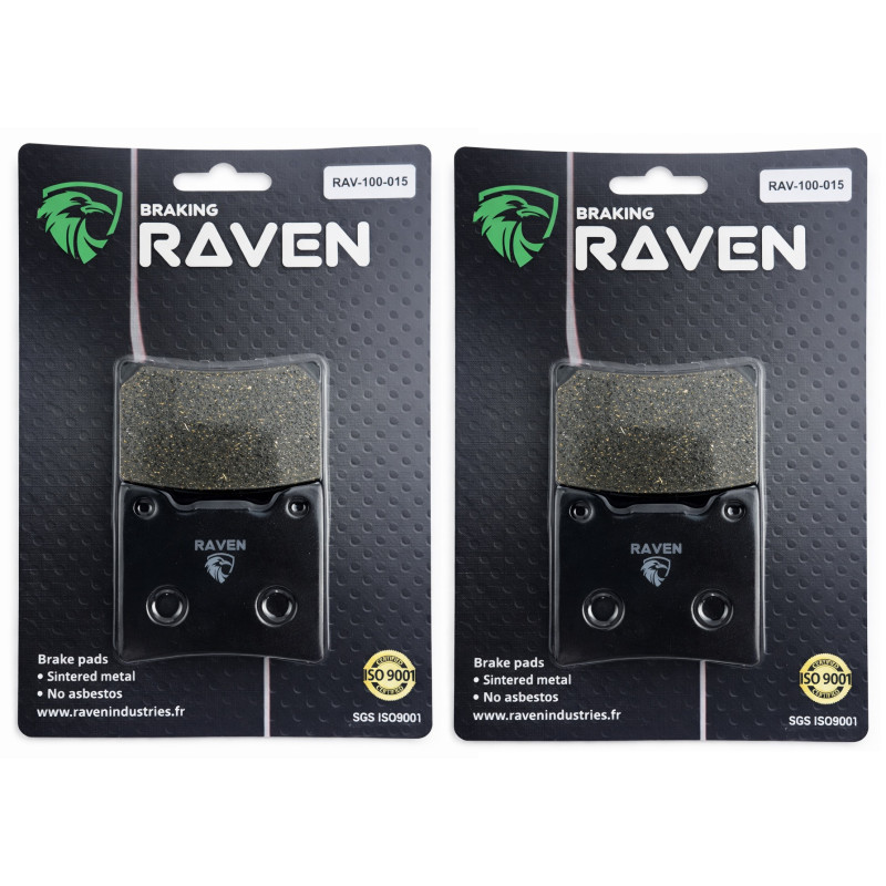 2 Kit plaquettes frein Av Ga et Av Dr Pour Yamaha RD 500  de 1983 à 1985