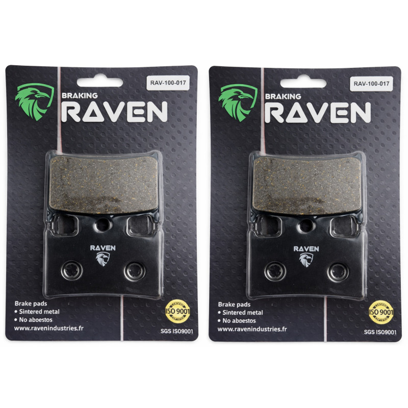 2 Kit plaquettes frein Av Ga et Av Dr Pour Triumph Thunderbird 1700  de 2011 à 2018