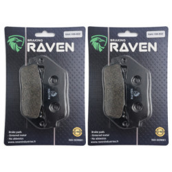 2 Kit plaquettes frein Av Ga et Av Dr Pour Kawasaki Z800 Série C  de 2013 à 2016