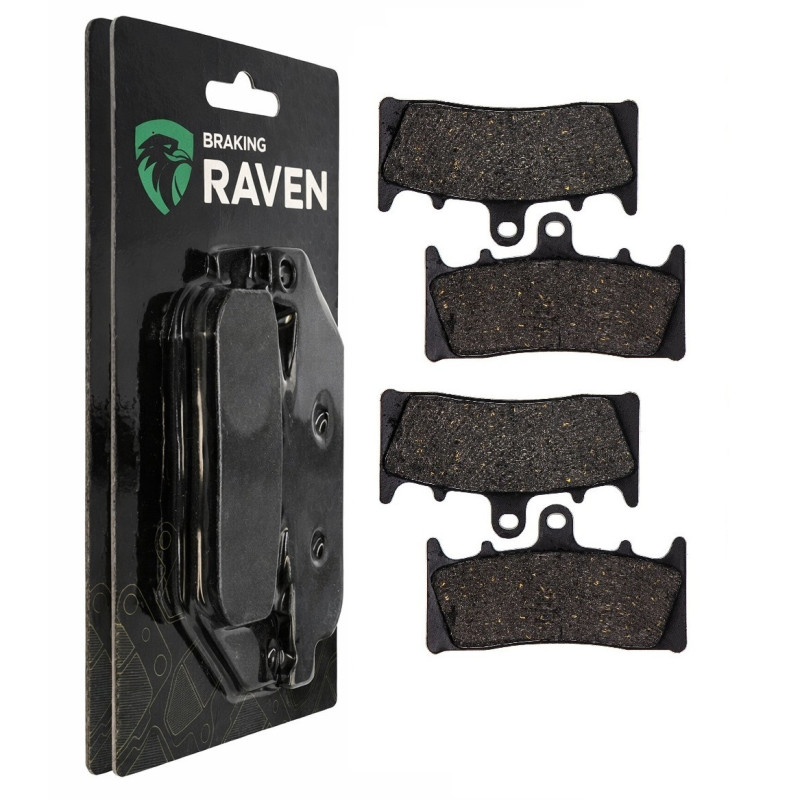 2 Kit plaquettes frein Av Ga et Av Dr Pour Kawasaki ZRX 1200R  de 2001 à 2006