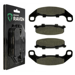 2 Kit plaquettes frein Av Ga et Av Dr Pour Kawasaki GPZ 500S Serie E  de 1994 à 2003