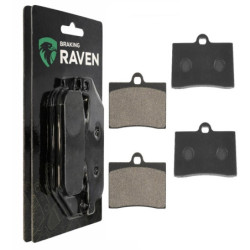 2 Kit plaquettes frein Av Ga et Av Dr Pour Mz Skorpion 660 MUZ de 1997 à 2002