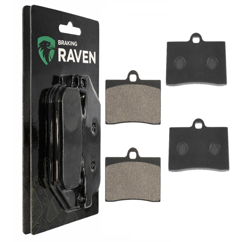 2 Kit plaquettes frein Av Ga et Av Dr Pour Mz Skorpion 660 MUZ de 1997 à 2002