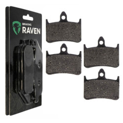 2 Kit plaquettes frein Av Ga et Av Dr Pour Honda CB 1000 Big One  de 1993 à Nc