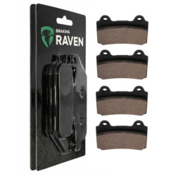 2 Kit plaquettes frein Av Ga et Av Dr Pour Yamaha FZR 750 R Genesis de 1987 à Nc