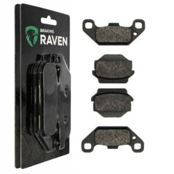 2 Kit plaquettes frein Av Ga et Av Dr Pour Suzuki LT-S 230 QuadSport  de 1985 à 1988