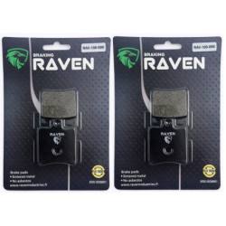 2 Kit plaquettes frein Av Ga et Av Dr Pour Qooder Quadro 350S  de 2013 à 2016