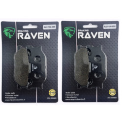 2 Kit plaquettes frein Av Ga et Av Dr Pour Yamaha XVS 1300 V-Star de 2007 à 2011