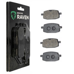 2 Kit plaquettes frein Av Ga et Av Dr Pour Fym Typhoon 125 X Sport de 2006 à 2007