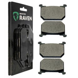 2 Kit plaquettes frein Ar, Av Ga ou Av Dr Pour Kawasaki GT 750  de 1984 à 1994