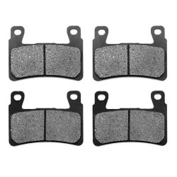 2 Kit plaquettes frein Av Ga et Av Dr Pour Honda CB 400 Super Four  de 1999 à 2003