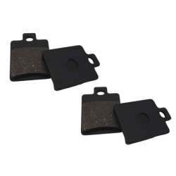 2 Kit plaquettes frein Av Ga et Av Dr Pour Piaggio MP3 125  de 2006 à 2010