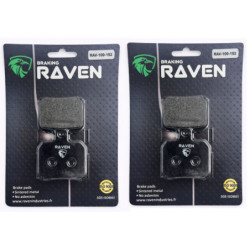 2 Kit plaquettes frein Av Ga et Av Dr Pour Piaggio Beverly 400 Tourer ie de 2008 à 2009