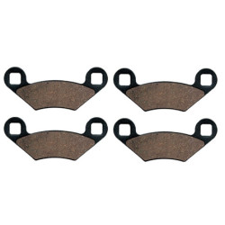 2 Kit plaquettes frein Av Ga et Av Dr Pour Polaris 400 2x4L 4x4L de 1994 à 1995